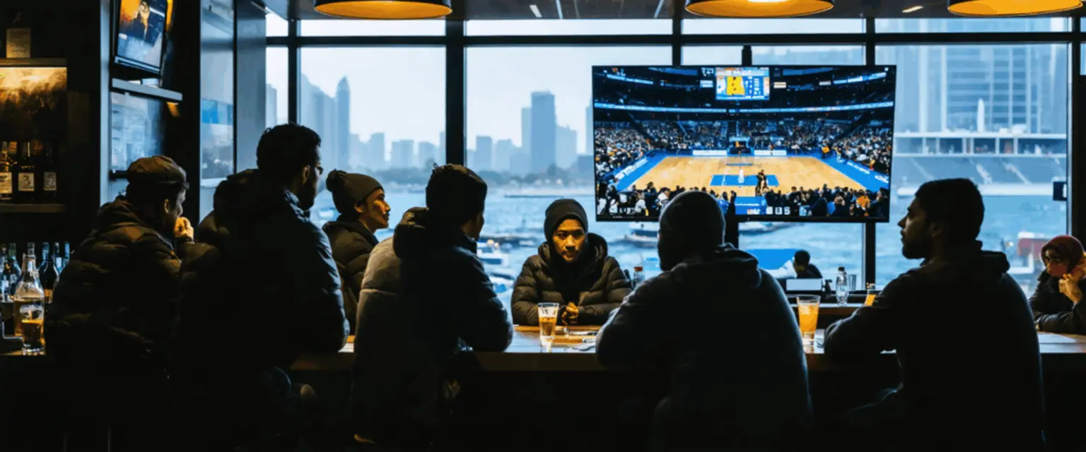 ليبرون جيمس يحتفل بقميص ليكرز وسط الجماهير، يرمز لانتعاش الفريق وتأثيره على أسواق المراهنات الرياضية.